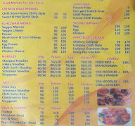 Pop's Chinese menu 3