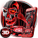 3D Tech Blood Skull Theme icon