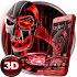 3D Tech Blood Skull Theme1.1.21