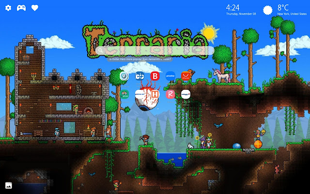 Terraria New Tab Wallpapers & Backgrounds