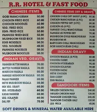 R.R. Hotel & Fast Food menu 2