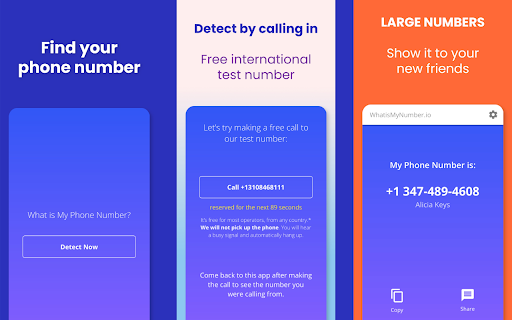 My Phone Number - whatismynumber.io