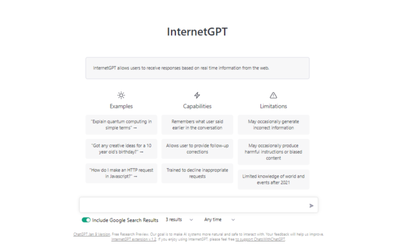 InternetGPT Preview image 0