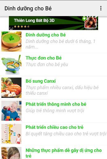 Dinh duong cho be