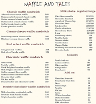Waffle And Tales menu 1