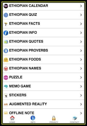 SIMPLE 2020 ETHIOPIAN CALENDAR