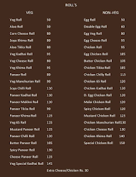 Cafe Roll Castle menu 1