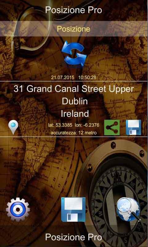 Android application Location screenshort