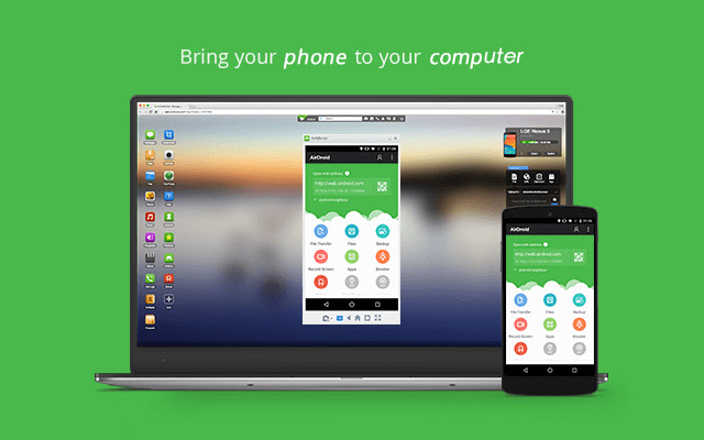 AirDroid Remote Control Plugin chrome extension