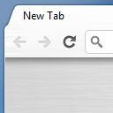 Brushed Metal Horizontal Chrome extension download