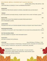 Shamraj's Food Kingdom menu 4