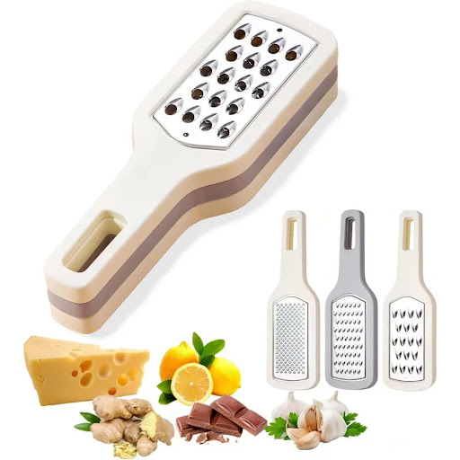 Title 1, 3 in 1 Cheese Grater Portable Handheld Stainles...