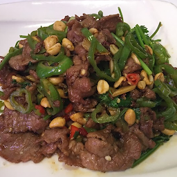 Lamb with Peppers & Peanuts三椒羊肉