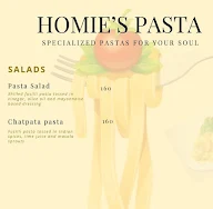 Homie's Pasta menu 2