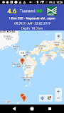 地震和海嘯地圖