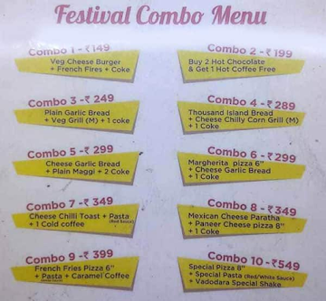 Central Jail Cafe menu 