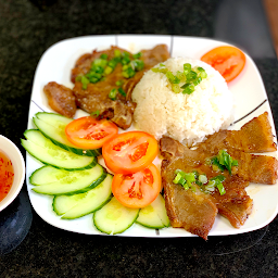 #60. Charbroiled Pork Chops on Steamed Rice 