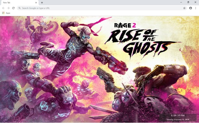 Rage 2 New Tab & Wallpapers Collection