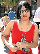 Celeste Nurse outside the high court in Cape Town during Lavona Solomon's kidnapping trial.