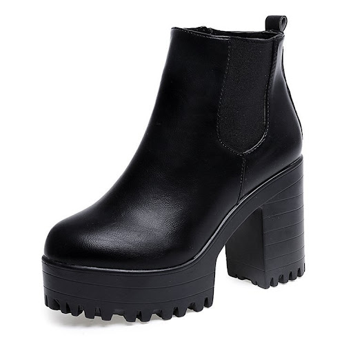 Title 5, Waterproof Platform Plush Womens Boots with Ro...