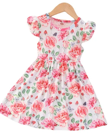 Children's flounced sleeve princess - 3