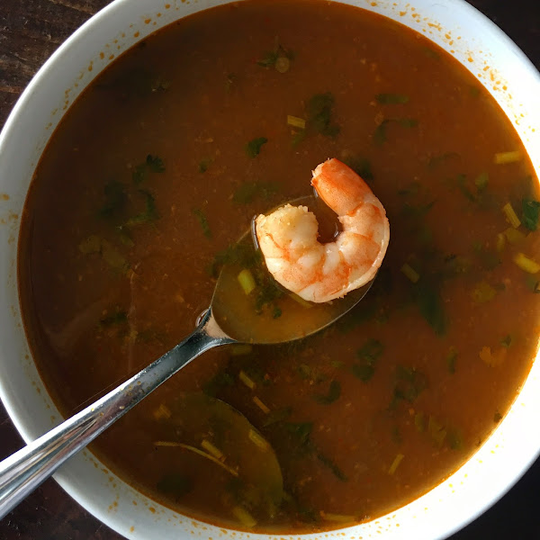 Tom Yum Shrimp Soup