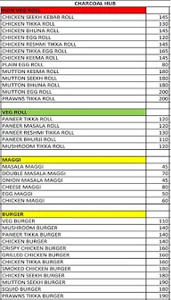 Charcoal Hub menu 1