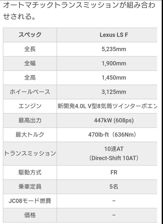 心さんが投稿したレクサス・ＬＳＦ・次はこいつが欲しい・情報提供求むに関するカスタム事例の投稿画像2枚目