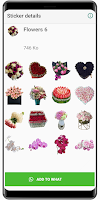 WASticker My Flowers Stickers Screenshot