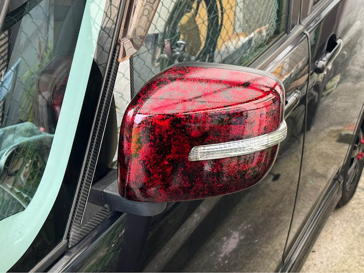 ルークスのDIY・塗装が剥げた・塗装やり直し・ラップ塗装に関するカスタム事例の投稿画像6枚目