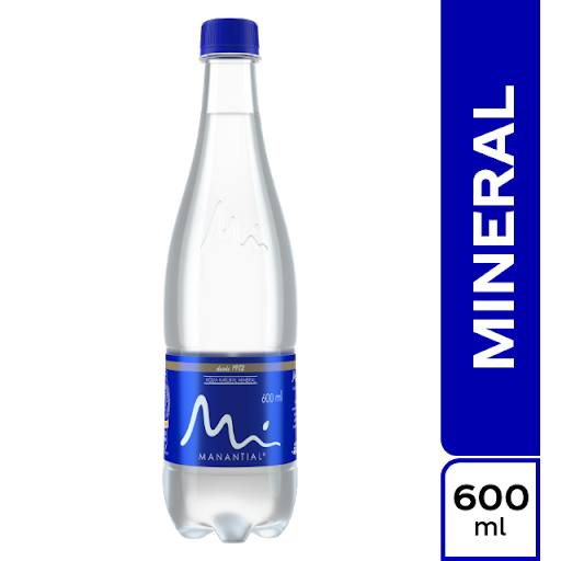 Agua Manantial Sin Gas Pet 600 Ml  