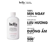 Sữa Tắm Nước Hoa Thơm Lâu Trắng Da Hella Beauty An Toàn Cho Da Nhạy Cảm Dưỡng Ẩm Mịn, Lưu Hương Lâu