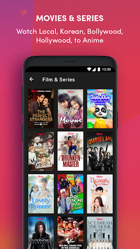 Screenshot Vidio: Sports, Movies, Series