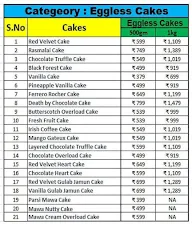 CakeZone menu 3