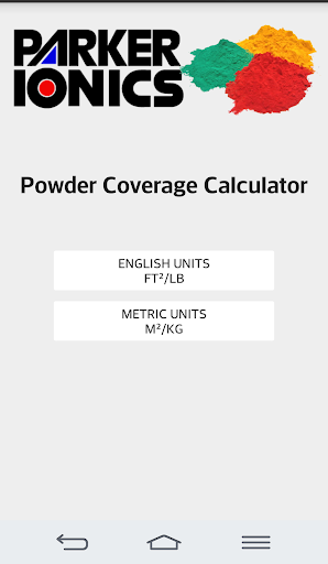 Powder Coverage Calculator