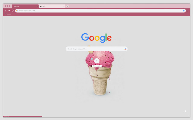 Ice cream cup chrome extension