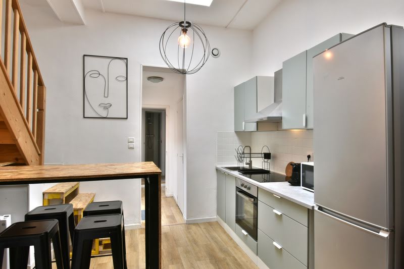 Location meublée appartement 1 pièce 14 m² à Roubaix (59100), 420 €