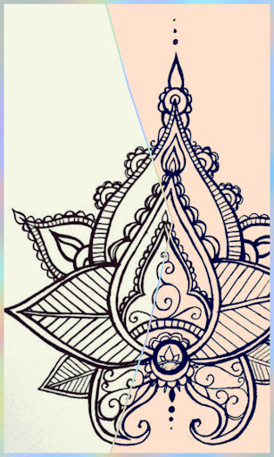 Drawing Henna Art Step by Steps - Mehndi Tutorial