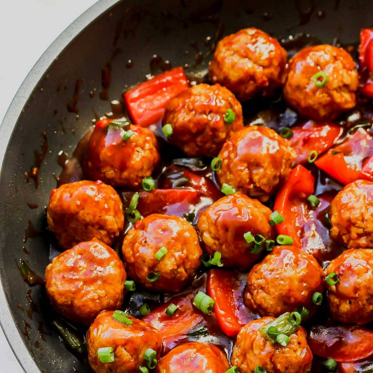 Kung Pao Cauliflower Meatballs