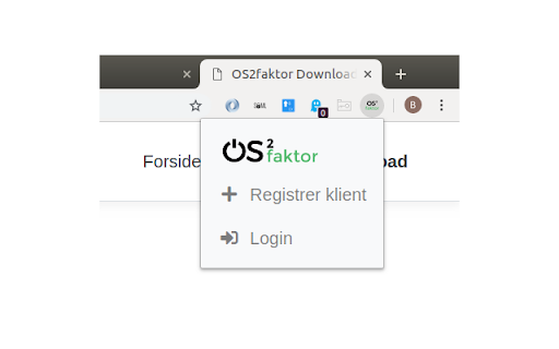 OS2faktor Chrome Extension