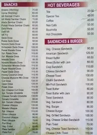 Hotel Ratna menu 1