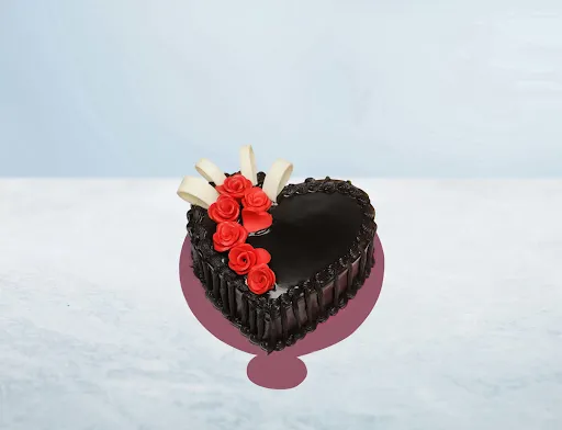 Choco Truffle Heart Shape Cake