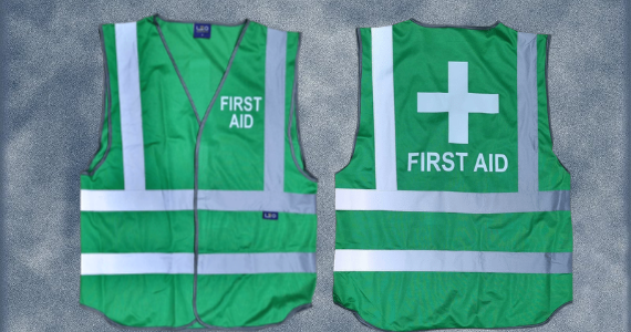 High Vis Vests for Staff & First Aid Wardens | Recent Prints