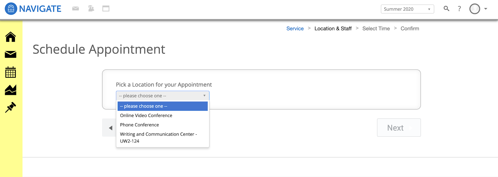 Schedule an Appointment