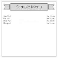 A1 Pani Puri House menu 1