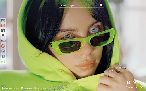 Billie Eilish Wallpapers New Tab Experience