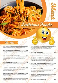 Deliciousfoodz menu 1