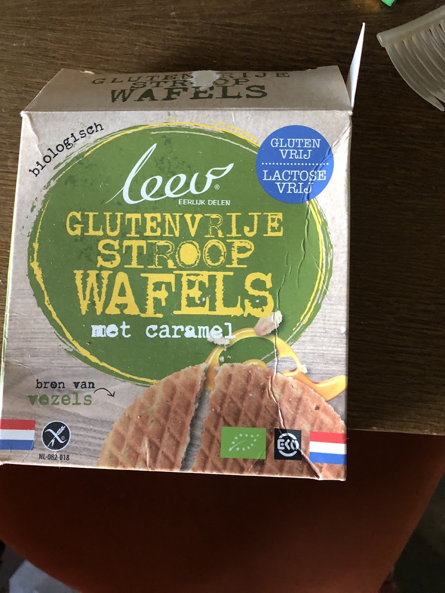 They sell these stroopwaffkes and they are excellent!