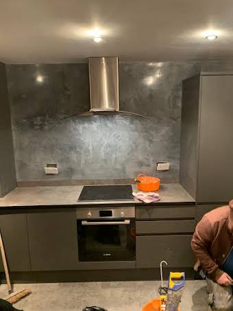 Kitchen with Venetian plaster  album cover