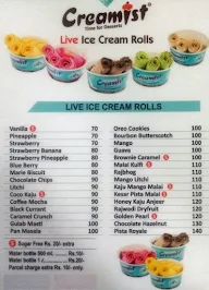 Creamist menu 2